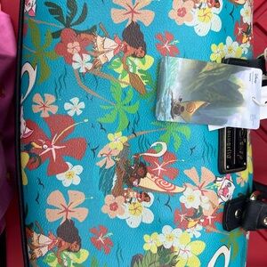 Disney Moana Floral Blue Tote